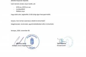 Tájékoztató 